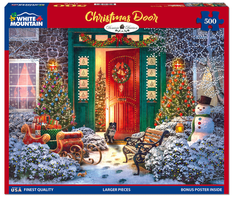 Christmas Door - 500 Piece Jigsaw Puzzle