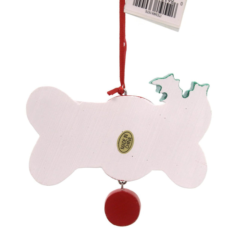 Holiday Ornaments Spoiled Rotten Dog Bone Ornament - The Country Christmas Loft