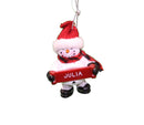 Cozy Snowman Ornament (Letters G - R) - - The Country Christmas Loft