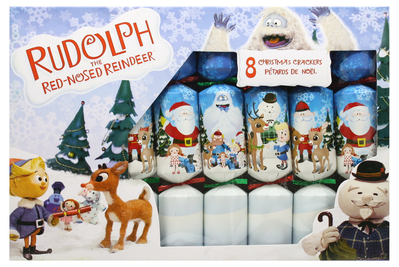 8 Count Rudolph Crackers - 10 Inch - The Country Christmas Loft