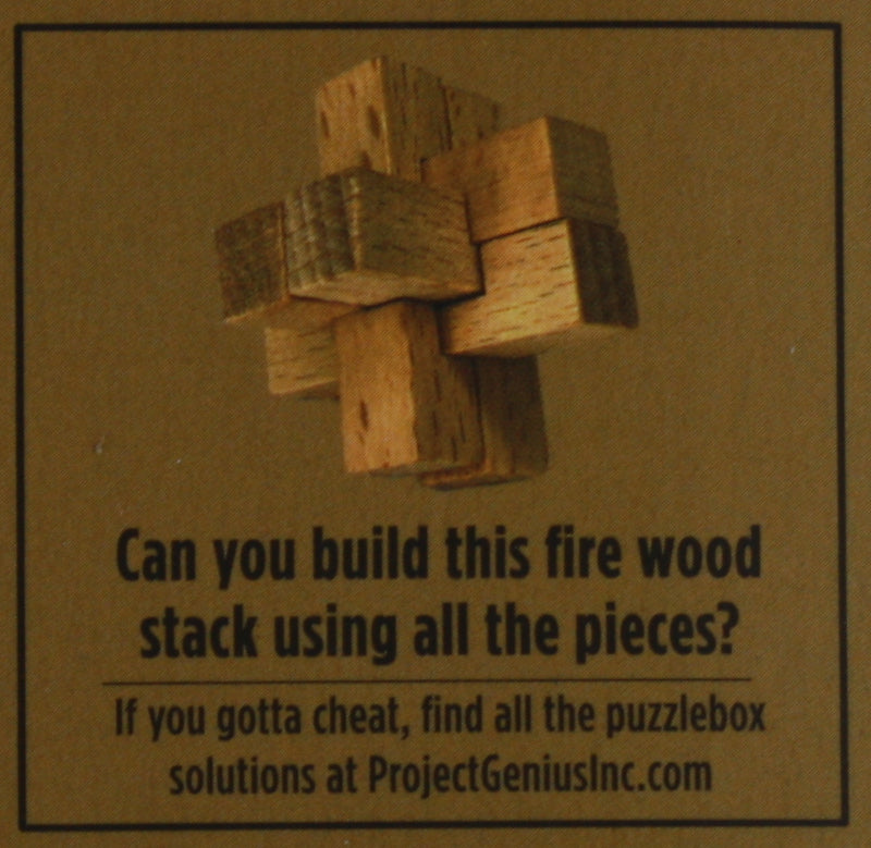 Holiday Puzzlebox Brainteaser - Firewood