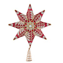 Regal Red and Platinum Star Treetop - 16 Inch