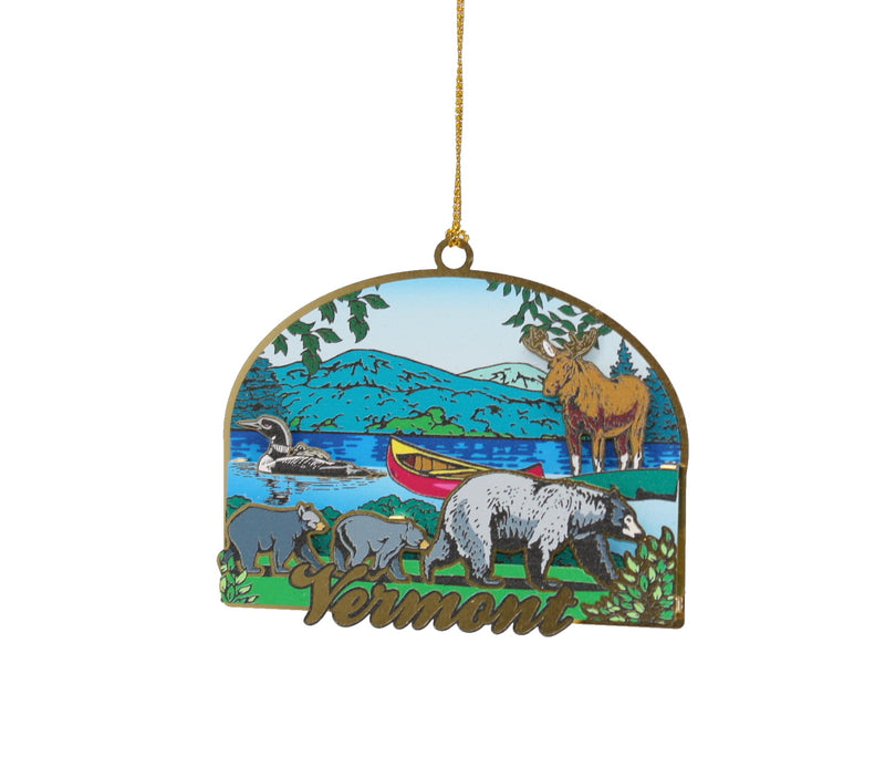 Vermont 3D Wildlife Ornament - The Country Christmas Loft