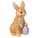 Mini Easter Bunny Floral Figurine - The Country Christmas Loft