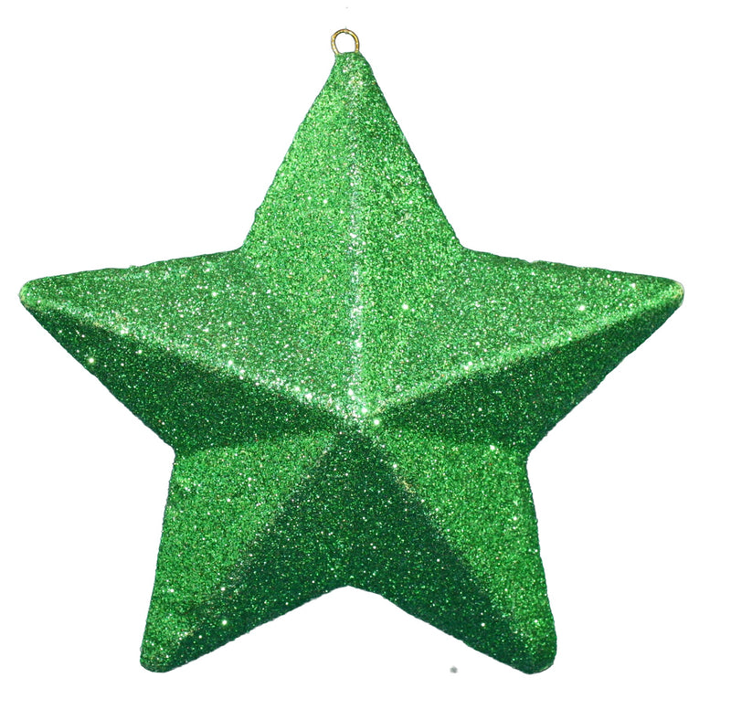 Glitter Stars - Yellow - The Country Christmas Loft