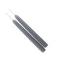 Mole Hollow Taper Pair (Slate Grey) - - Home & Living >> Candles >> Taper