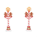 Gingerbread Street Lights - Set of 2 Village Accessory - The Country Christmas Loft
