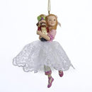 Resin Clara Girl Ornament - 5" - The Country Christmas Loft