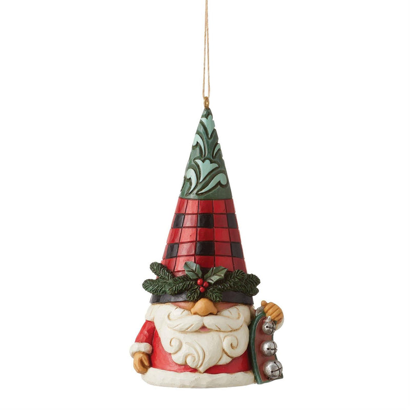 Highland Glen Gnome with Bells Ornament - The Country Christmas Loft