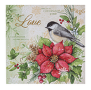 Light Up Winter Bird Canvas Wall Decor - Chickadee - The Country Christmas Loft