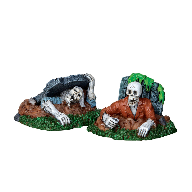 Lemax Spooky Town Zombies!!!, Set Of 2 - The Country Christmas Loft