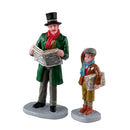 Merry Newsboy - 2 Piece Set - The Country Christmas Loft