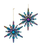 Peacock Snowflake Ornament- - The Country Christmas Loft