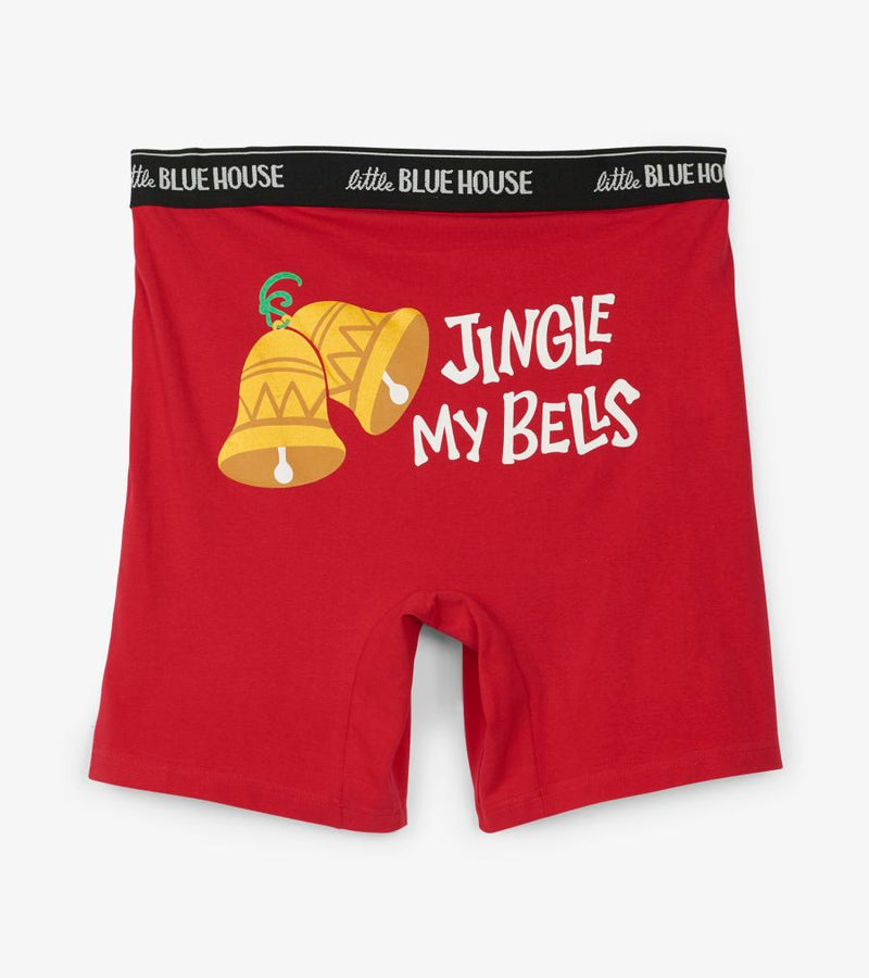 Jingle My Bells Men's Boxer Brief - - The Country Christmas Loft