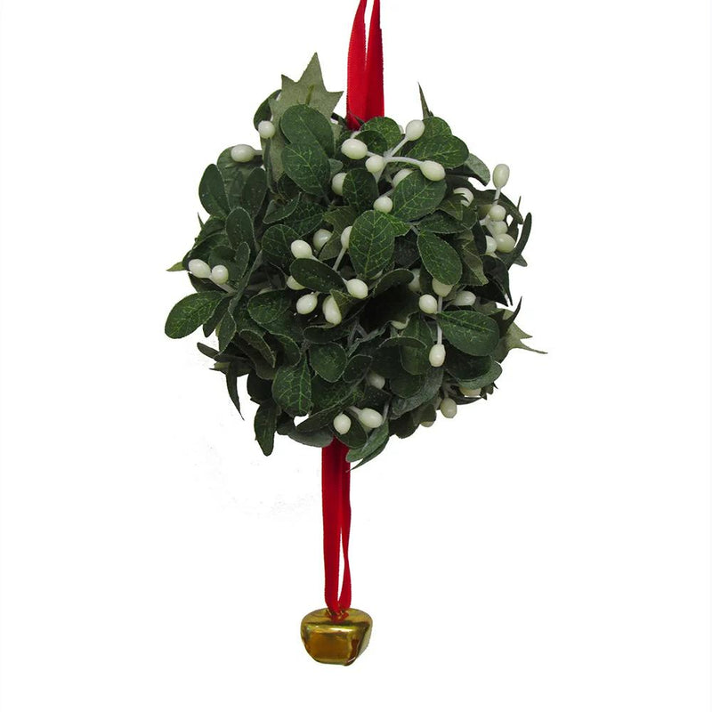 Mistletoe Ball Ornament - The Country Christmas Loft