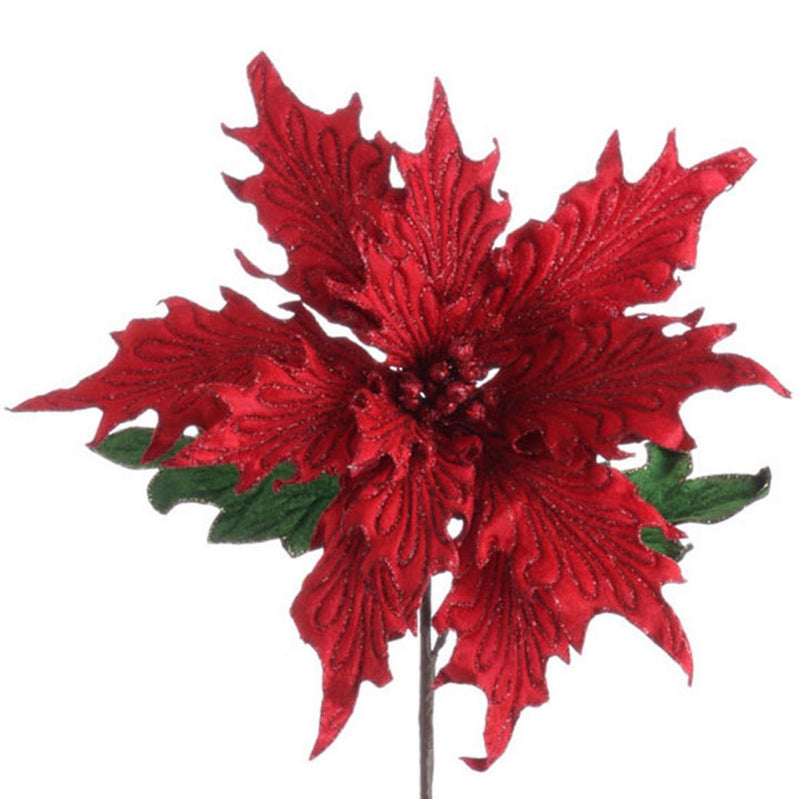 26" Red Poinsettia - The Country Christmas Loft
