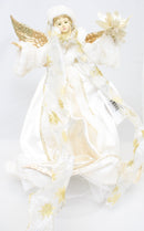 16 Inch Silver and Gold Angel - The Country Christmas Loft