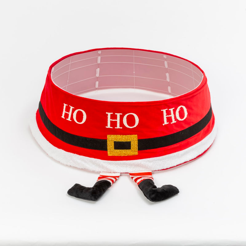 30" HO HO HO Tree Collar - The Country Christmas Loft