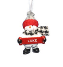 Cozy Snowman Ornament (Letters G - R) -