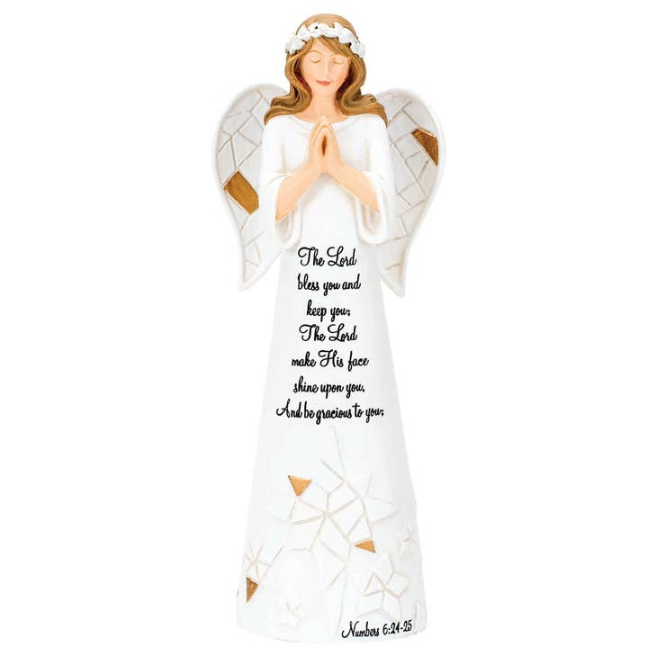 Angel Figurine - Pray Lord Bless - The Country Christmas Loft