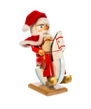 13" Steinbach Rocking Horse Santa Nutcracker - The Country Christmas Loft
