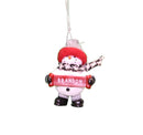 Cozy Snowman Ornament (Letters A - F) - - The Country Christmas Loft