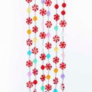 Multi-Color Candy With Peppermint Rounds Garland - The Country Christmas Loft