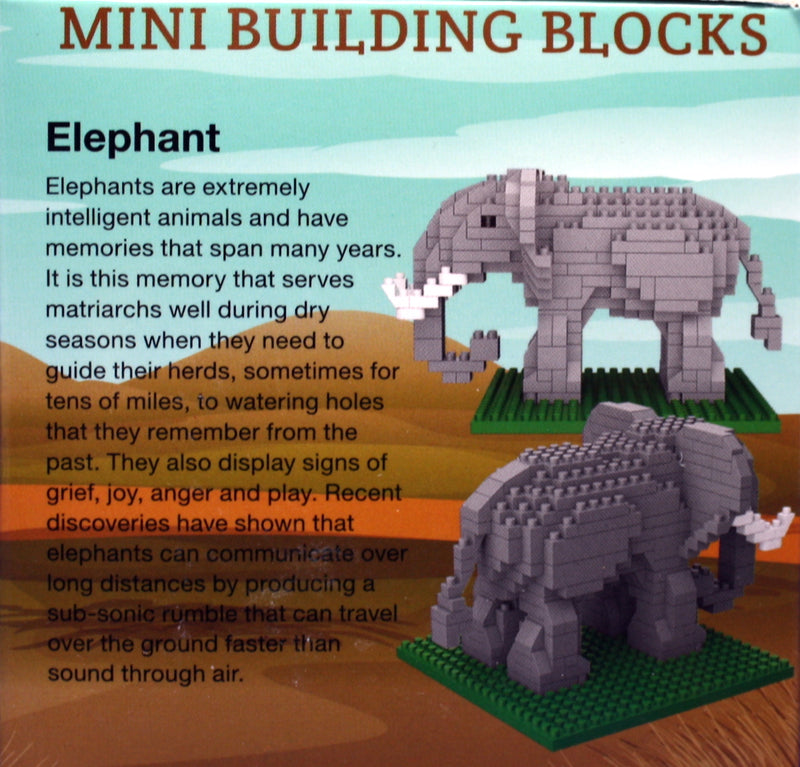 Mini Building Blocks - Elephant - The Country Christmas Loft