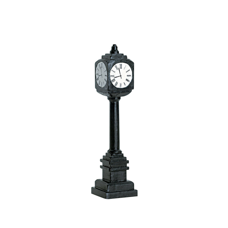 Street Clock for Christmas Villages - The Country Christmas Loft