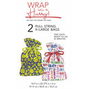 Extra Large Pull String Gift Bags - The Country Christmas Loft