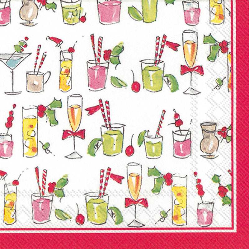 Fun Cocktails - Cocktail Napkin - The Country Christmas Loft