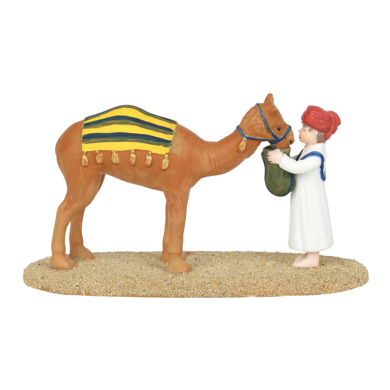 Holy Land Little Town Of Bethlehem - Tending The Camel - The Country Christmas Loft