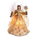 Fiber-Optic Gold Angel Treetop - The Country Christmas Loft