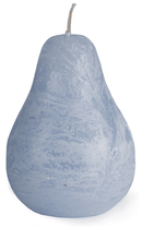 Timber Pear Candle (3" x 4") - Crystal Blue - The Country Christmas Loft