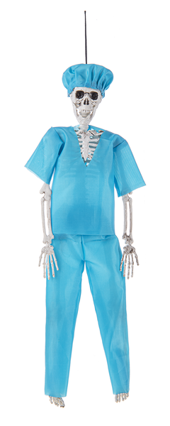 Costumed Hanging Skeleton - Surgeon - The Country Christmas Loft