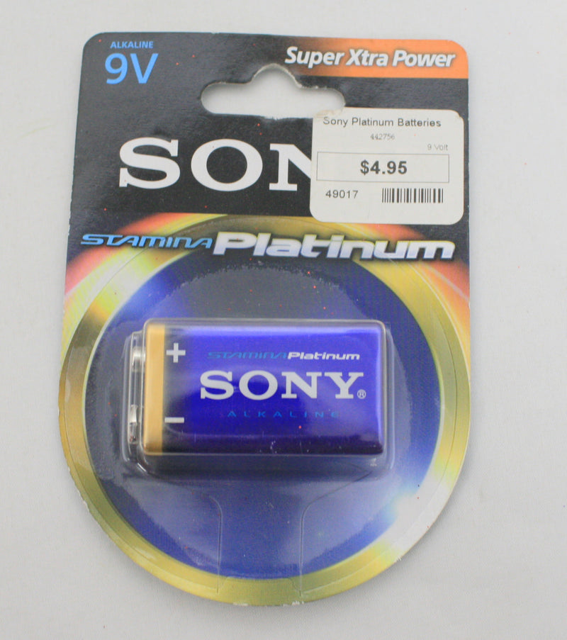 Sony Platinum Batteries - 9 Volt 1 Pack - The Country Christmas Loft