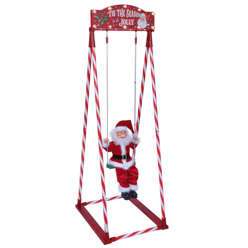 Swinging Santa - The Country Christmas Loft