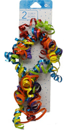 Set of 2 All Occasion Primary Colors Curly Bows - The Country Christmas Loft
