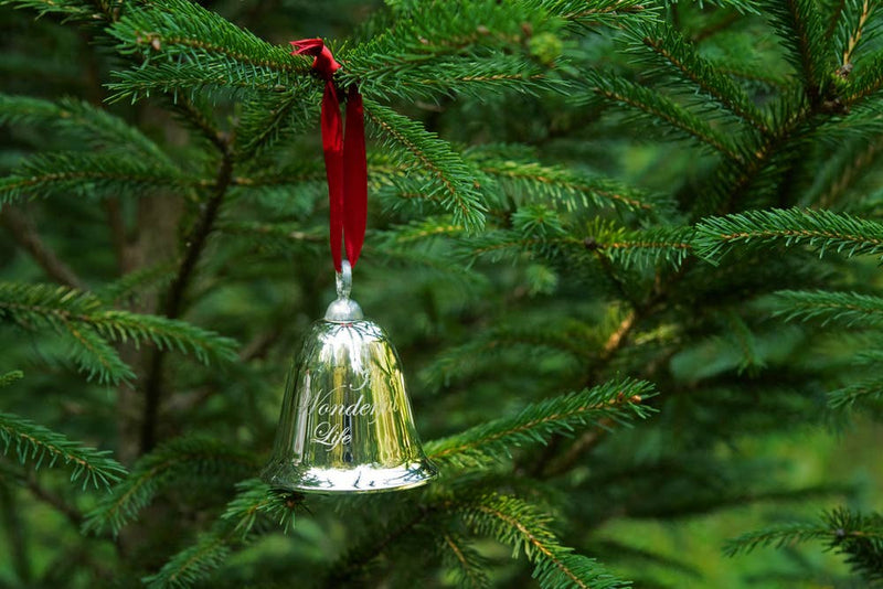 It's a Wonderful Life  Keepsake Bell With Velvet Bag - The Country Christmas Loft