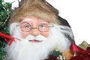 Burgandy Gold Santa - 20" " - The Country Christmas Loft