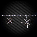 LED Snowflake Artisticks - Classic White (Set Of 2) - The Country Christmas Loft