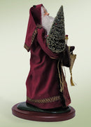 Fur Trimmed Santa - 19" - The Country Christmas Loft