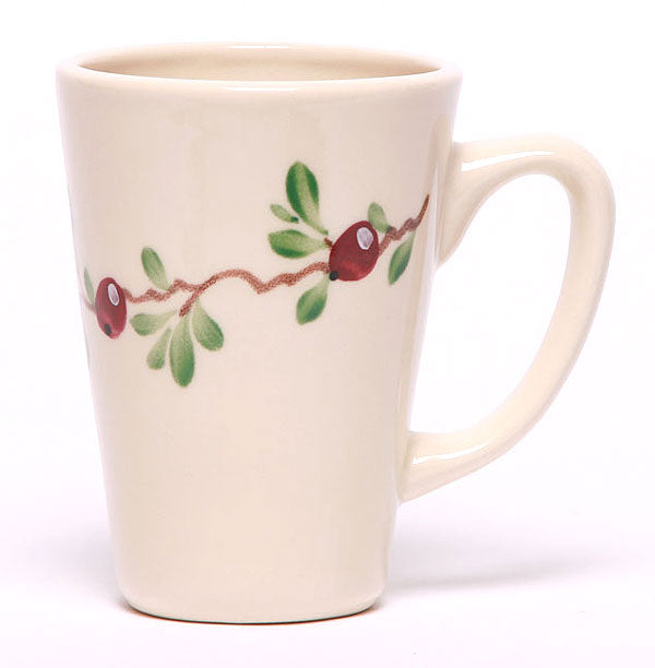 Latte Mug Cranberries - The Country Christmas Loft