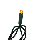 50-Light 5MM Amber Green Wire Light Set - The Country Christmas Loft