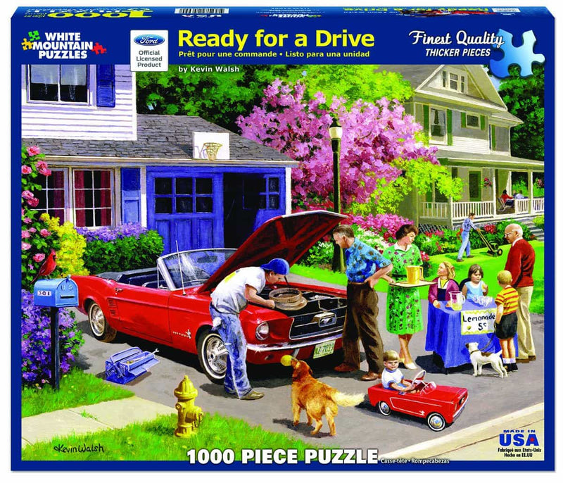Ready For A Drive - 1000 Piece Jigsaw Puzzle - The Country Christmas Loft
