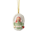 Growing Up Girl Ornament -  Brunette Age 5 - The Country Christmas Loft
