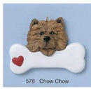 Special Breed Dog Bone Ornament - Chow Chow - The Country Christmas Loft