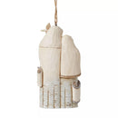 White Woodland Holy Family Ornament - The Country Christmas Loft