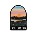 Vinyl Landmark Sticker - Lake Champlain - The Country Christmas Loft