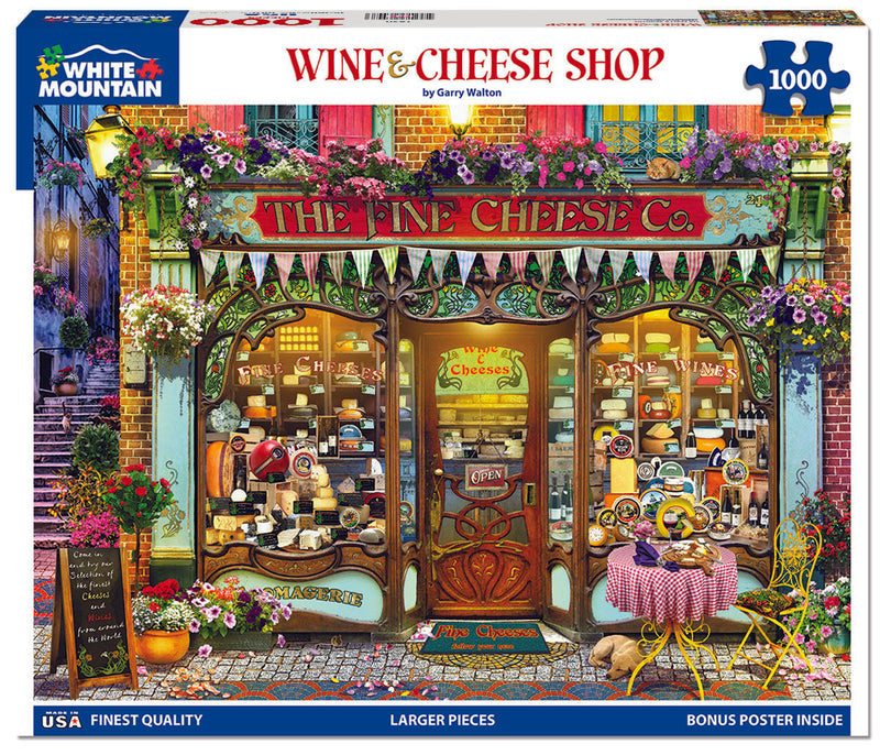 Wine And Cheese Shop Puzzle - 1000 Piece